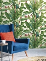 tropical wallpaper brings paradise into your home